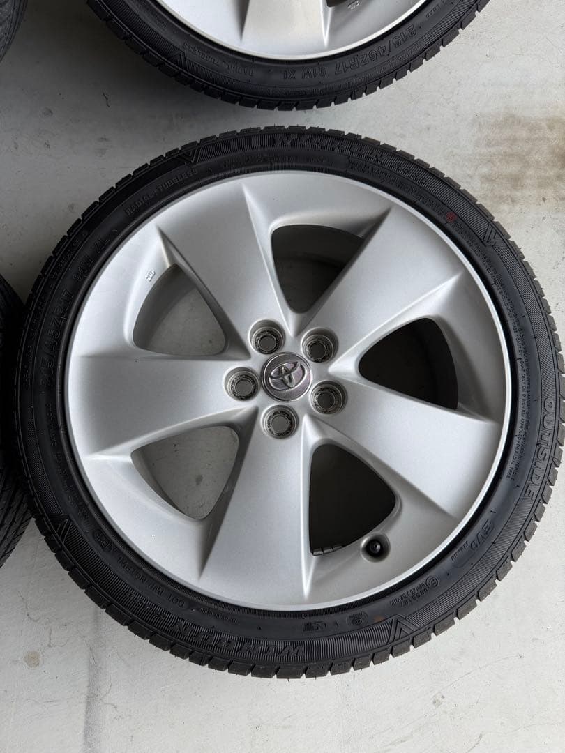 プリウス　30 ツーリング　純正　17インチ　ホイール　215 45 17