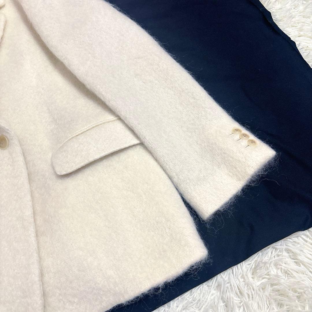 美品　BABYLONE シャギージャケットコート　ジャコット