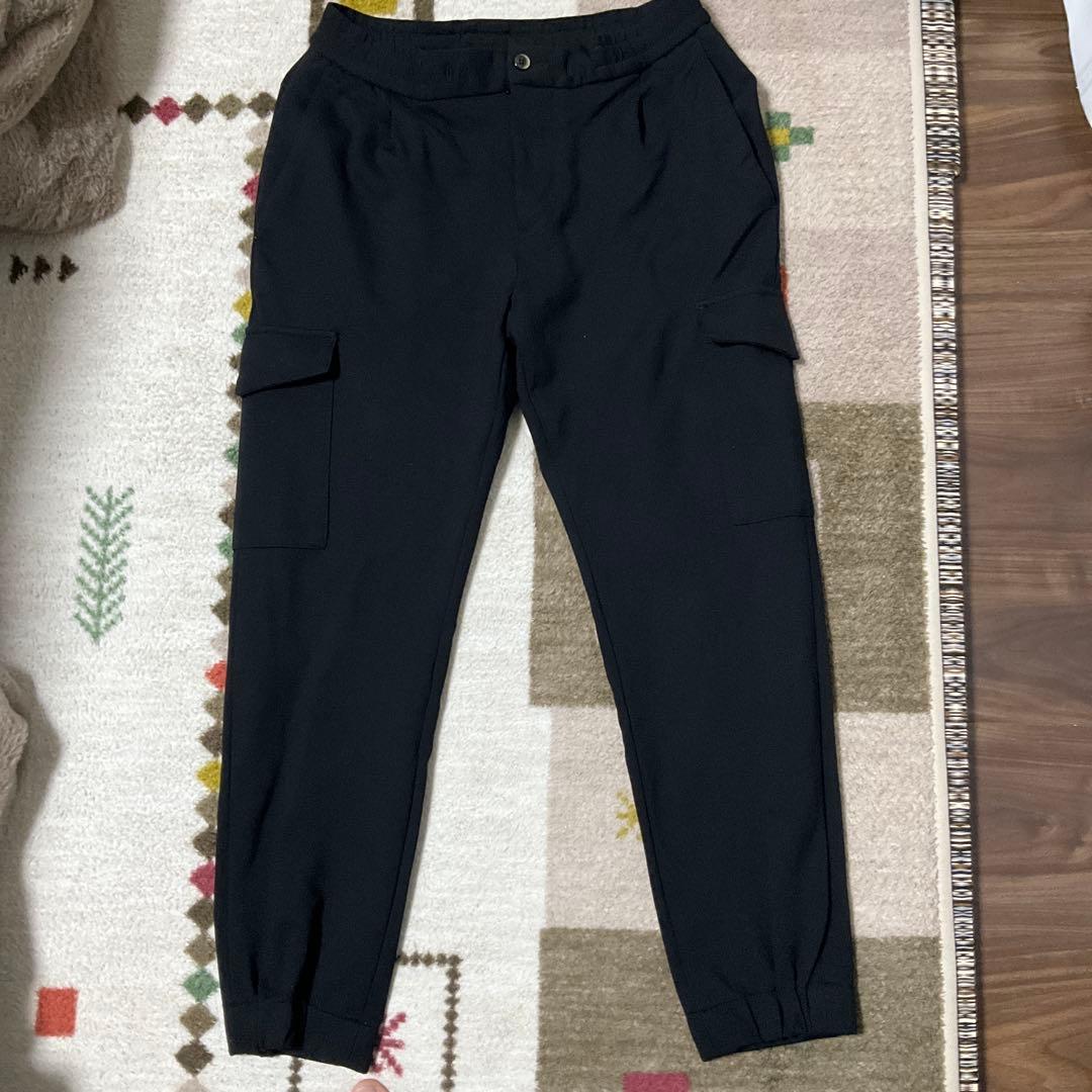 PT TORINO ストレッチ カーゴジョガーパンツ（ブラック）44