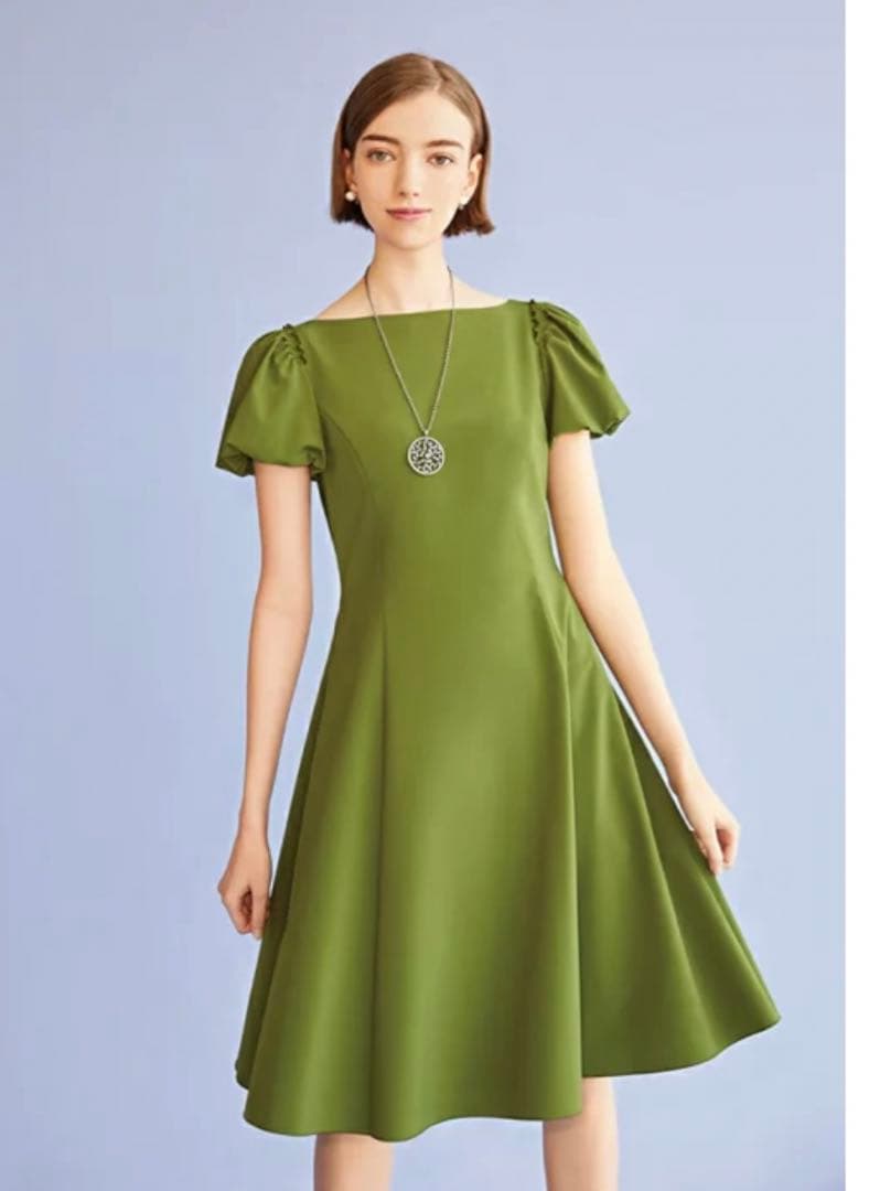 フォクシーニューヨーク　バルーンスリーブワンピース