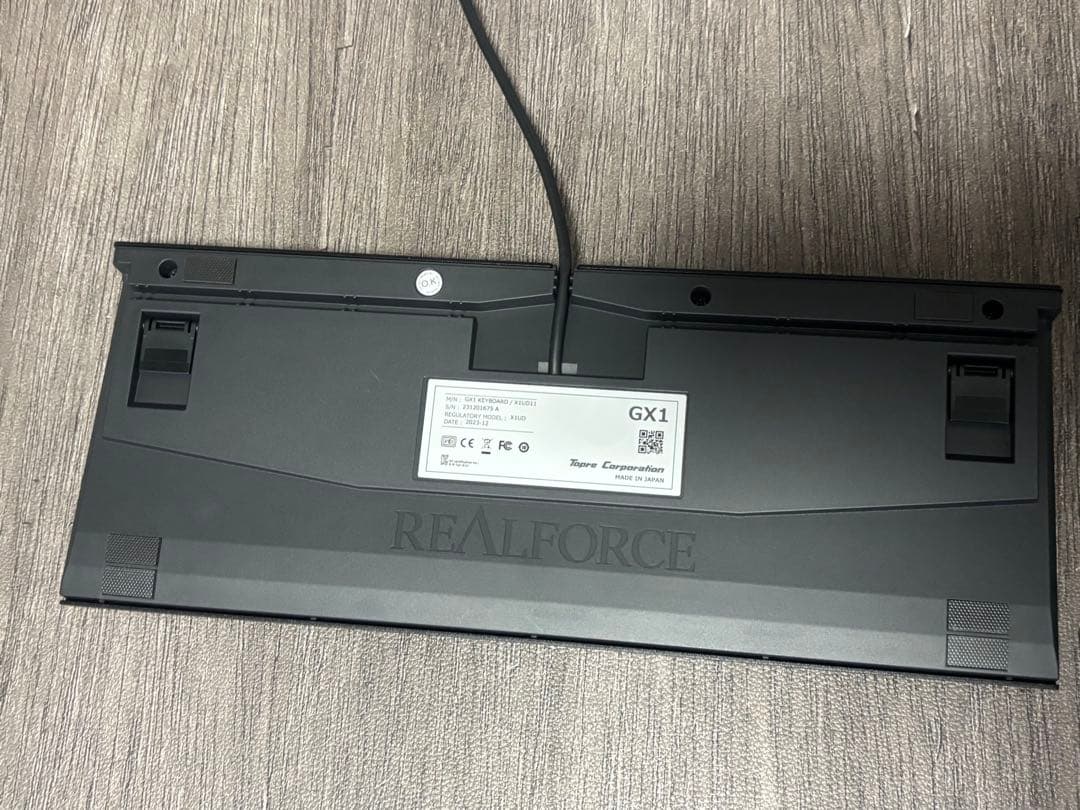 【美品】REALFORCE GX1 45g US配列
