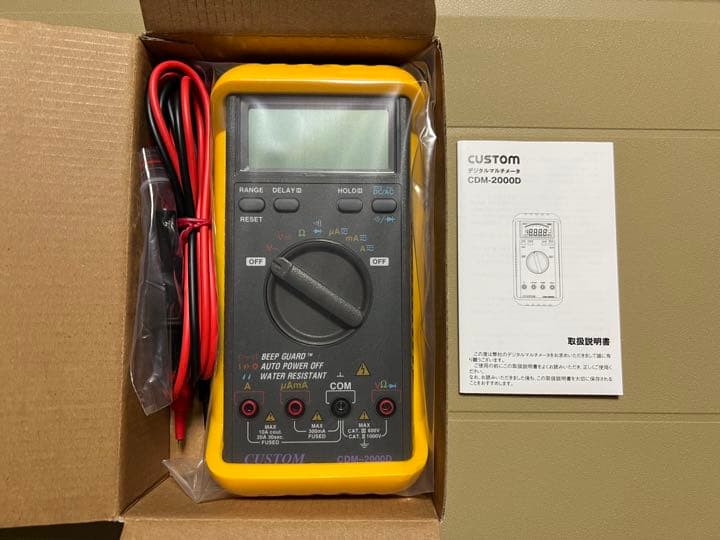 デジタルマルチメータ CDM-2000D 新品未使用品