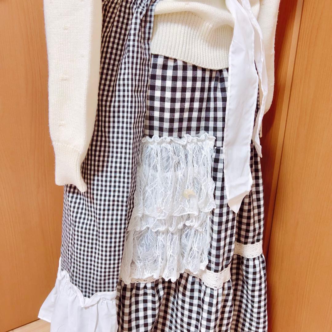 カントリーコーデセット　エプロンドレス