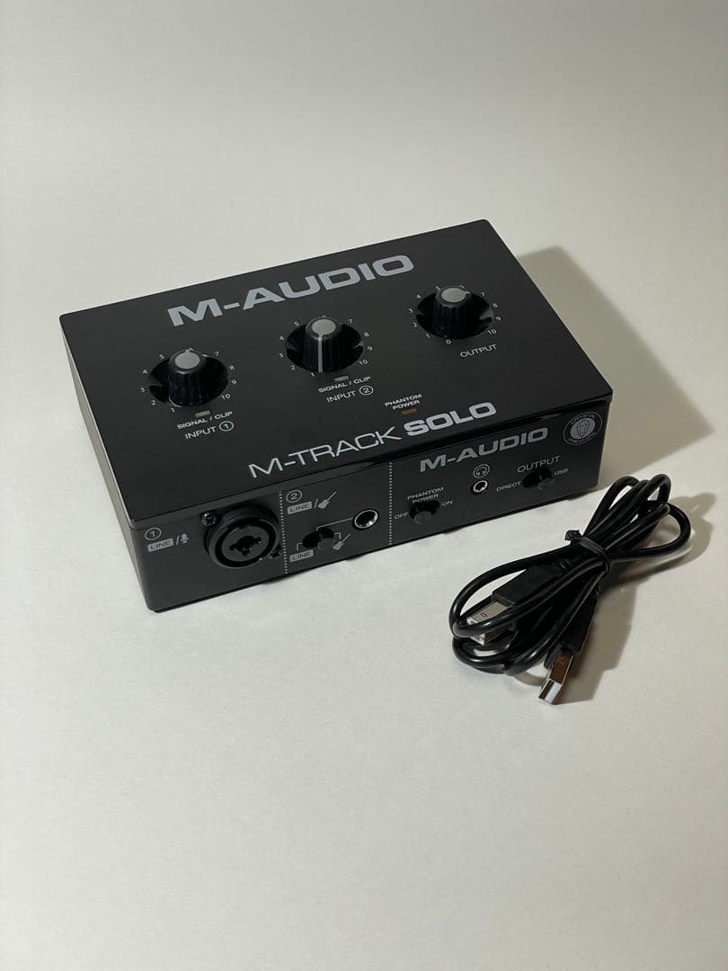 M-TRACK SOLOオーディオインターフェースTASCAMコンデンサーマイク