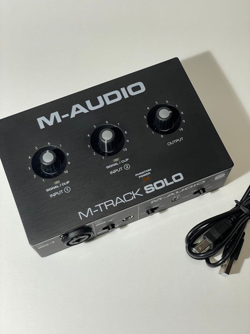 M-TRACK SOLOオーディオインターフェースTASCAMコンデンサーマイク