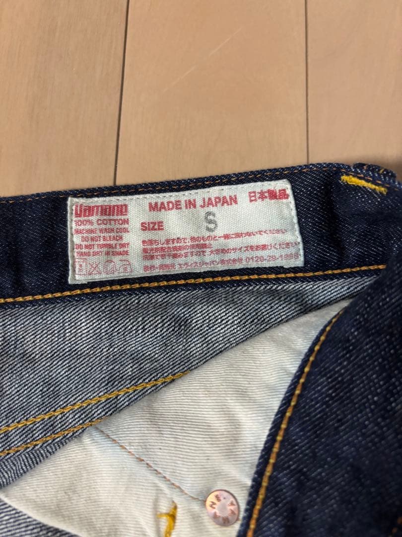 evisu ハート刺繍ミニスカート