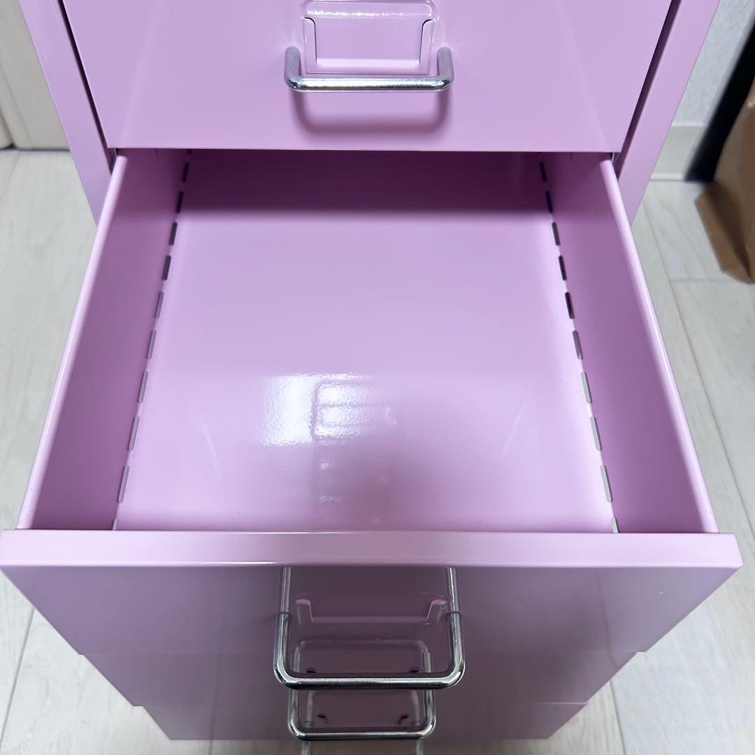 組み立て済　IKEA HELMER ヘルメル 6段チェスト 引き出し　ピンク