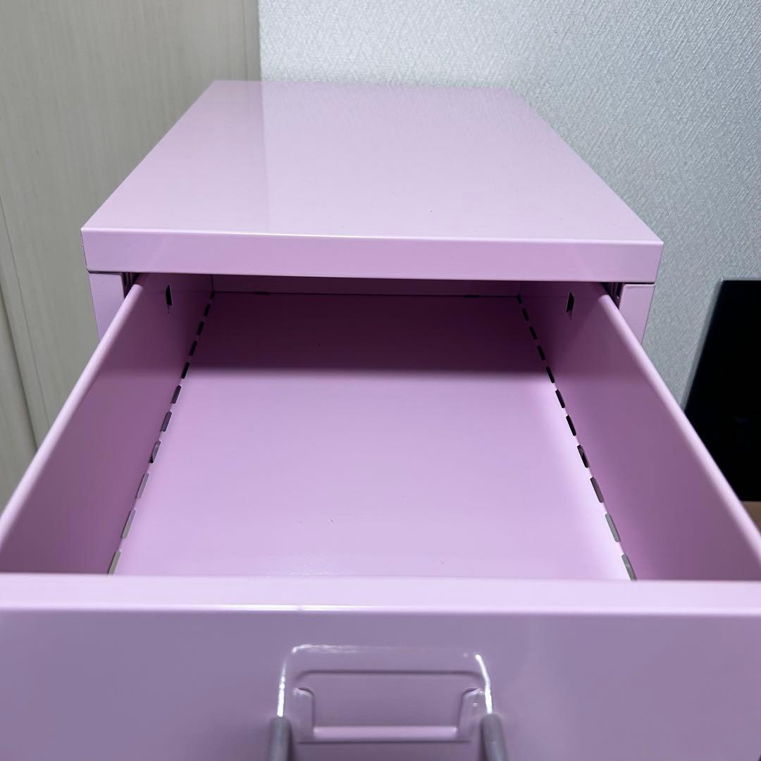 組み立て済　IKEA HELMER ヘルメル 6段チェスト 引き出し　ピンク