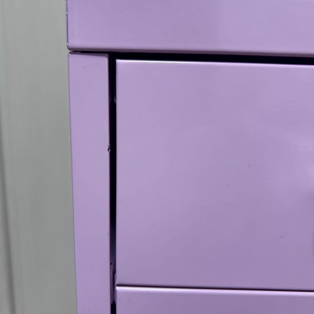 組み立て済　IKEA HELMER ヘルメル 6段チェスト 引き出し　ピンク