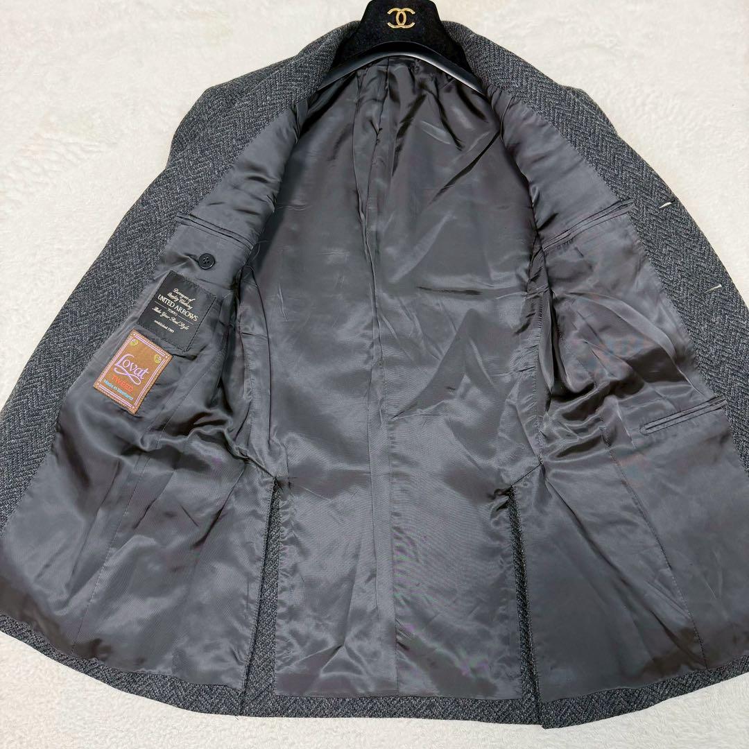 美品 UNITEDARROWS スーツ セットアップ ツイード ヘリンボーン