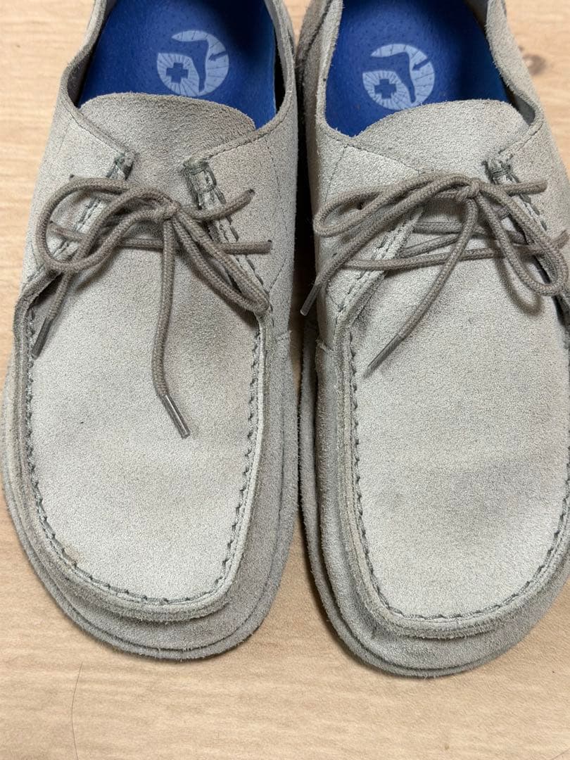 値下げ！美品　ビルケンシュトック　ウッティレース　 スエード グレー