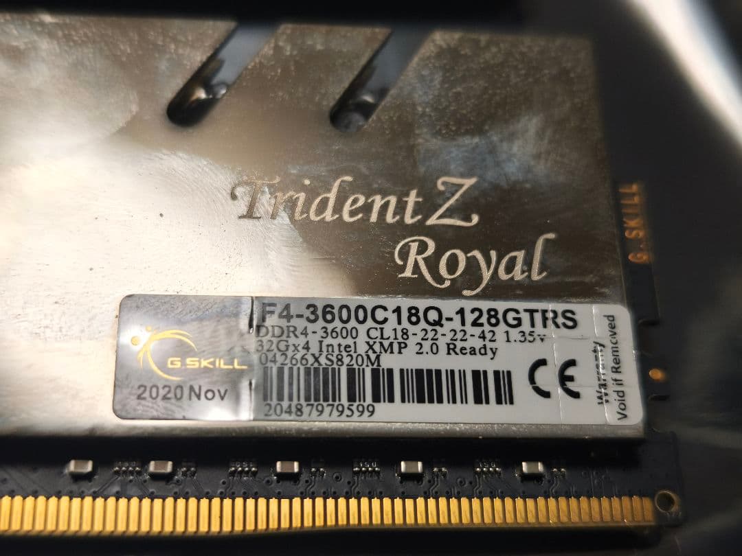 メモリー G.SKILL Trident Z  DDR4-3600 64GB