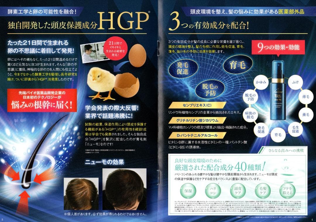 ニューモ 育毛 剤　3本セット