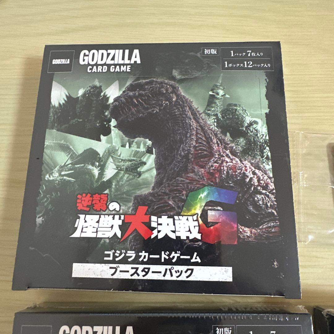 ゴジラ　カードゲーム　逆襲の怪獣大決戦“G” 3box　未開封　プロモ付き