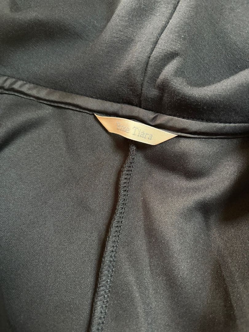 美品☆ローズティアラダンボールニットジレベスト黒大きいサイズ46