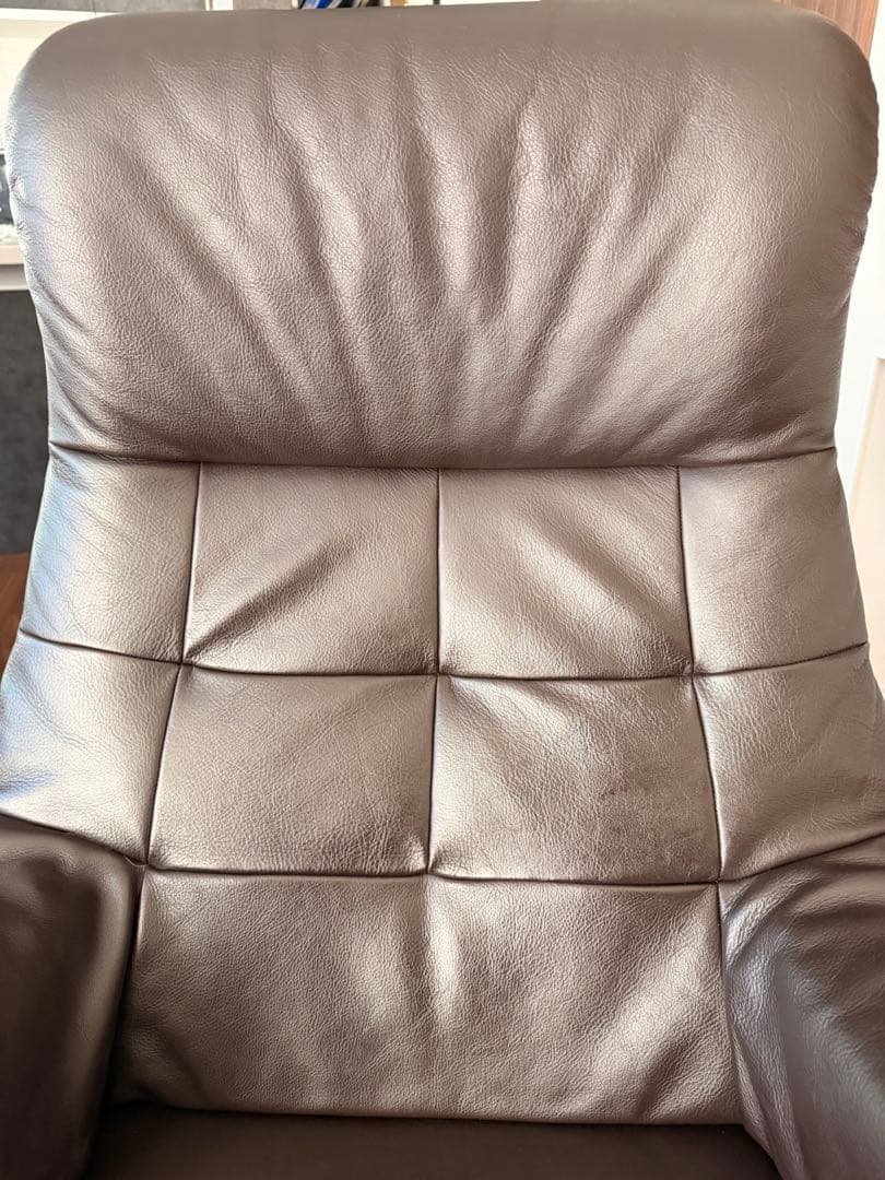 極美品　カリモク　ザ・ファーストMサイズ　本革（リーベル）