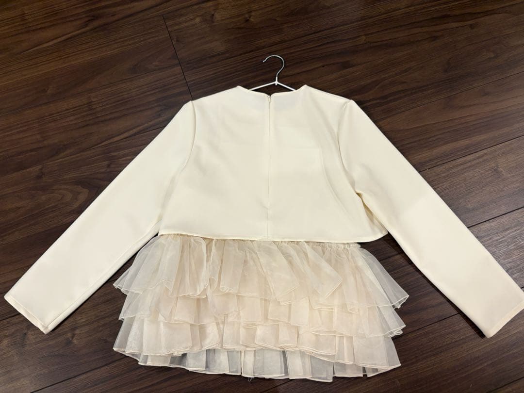 ブルレア　bluelea ヘムチュールドッキングロングプルオーバー