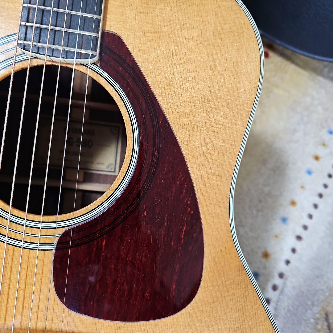 YAMAHA.FG-580グリーンラベル 純正ハードケース付き。