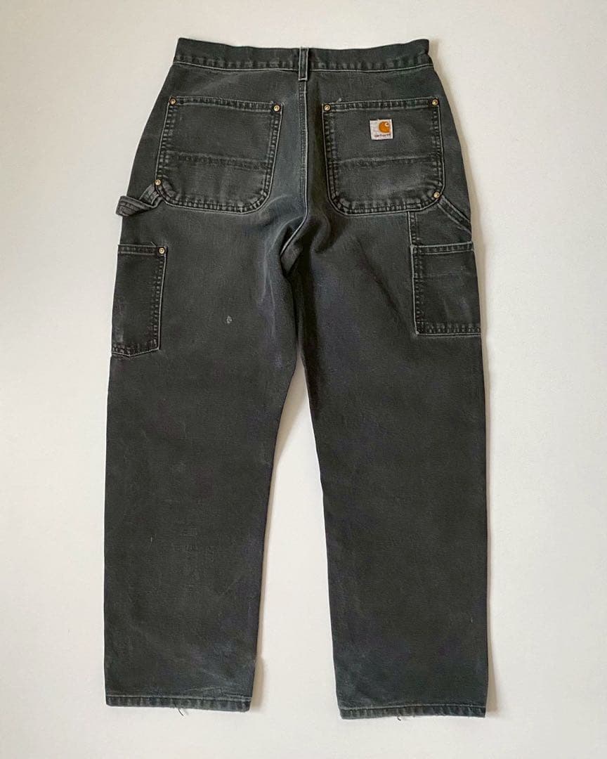 00s カーハート ダブルニーダックペインター ブラック 31×30