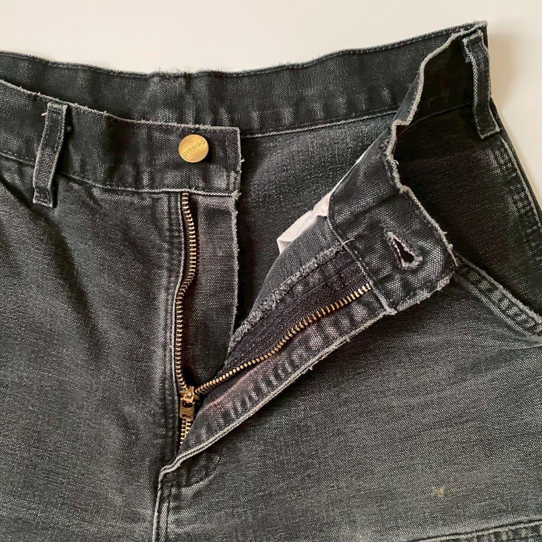 00s カーハート ダブルニーダックペインター ブラック 31×30