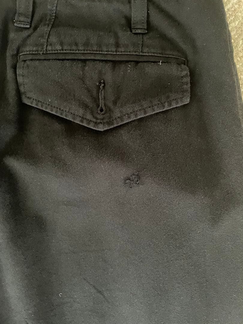 AURALEE ブラックタックパンツ