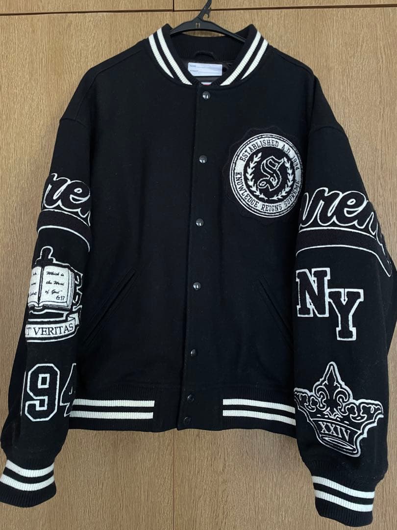 O*G様 supreme_スタジャン_24FW_黒_ブラック