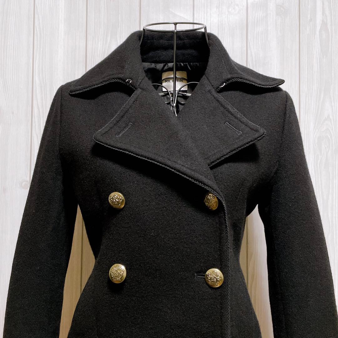 ピーコート ウール ジャケット 黒 平成ギャル y2k ダーク パンク nana