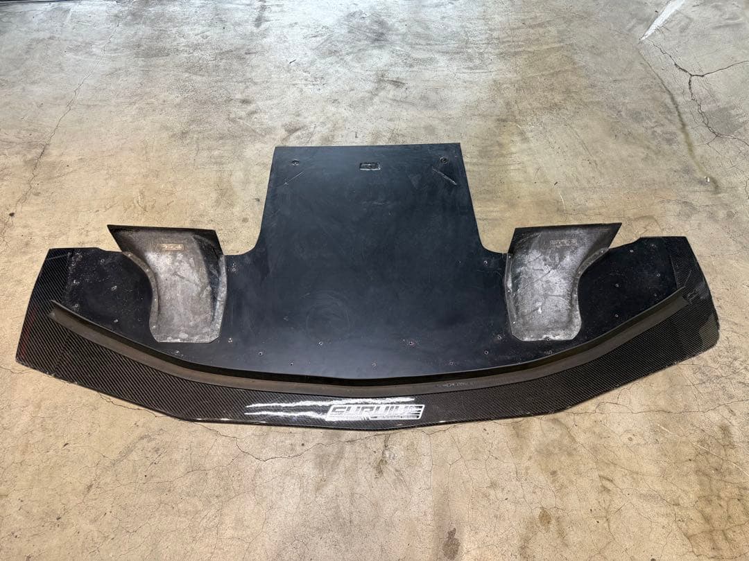 カーショップグロウ フロントアンダーパネルカーボン&CF Labアップスイープ