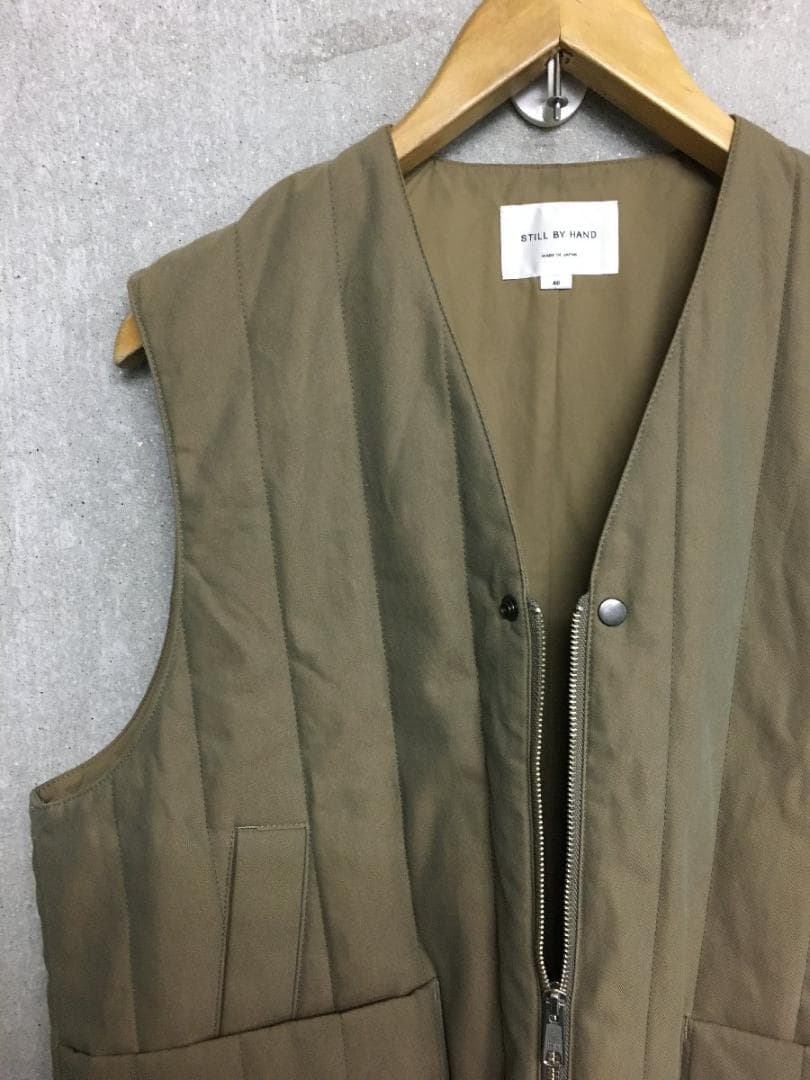 スティルバイハンド 22aw 美品 シンサレート 中綿 ジップ ベスト