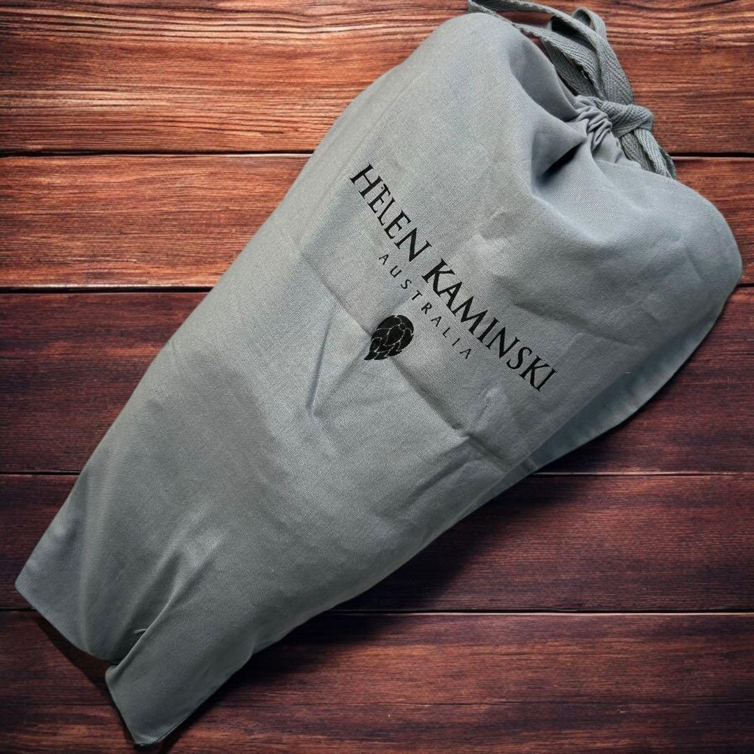 ヘレンカミンスキー　麦わら帽子　ストローハット　黒　ブラック