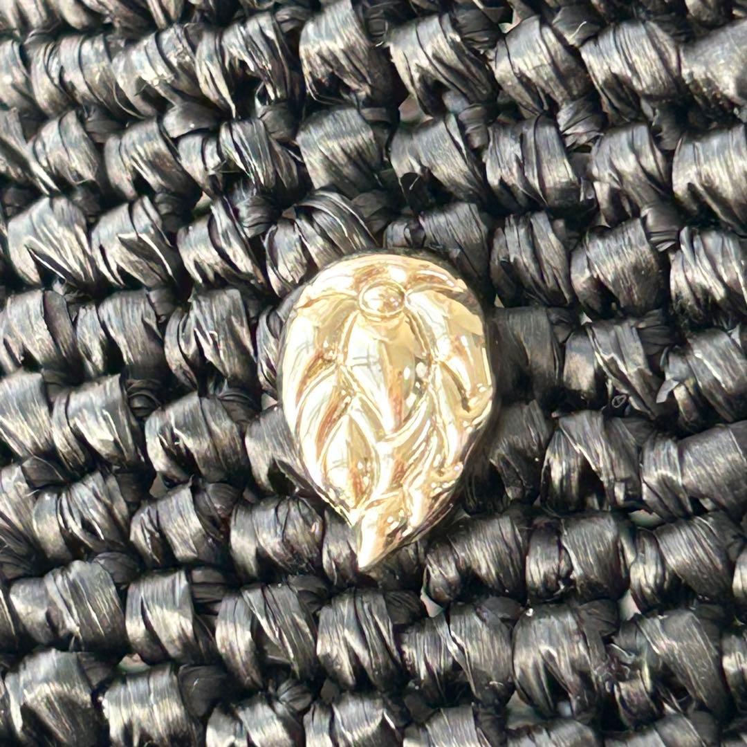 ヘレンカミンスキー　麦わら帽子　ストローハット　黒　ブラック