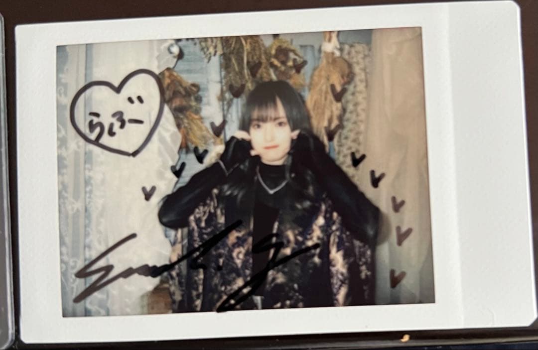 山本彩コメント入りチェキ