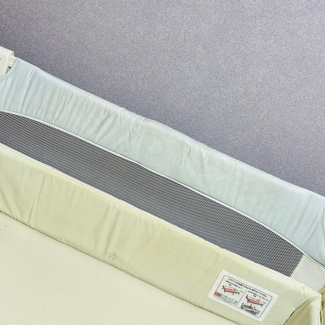 【送料無料】Aprica ココネルエアーAB ホワイトグレーWH ベビーベッド