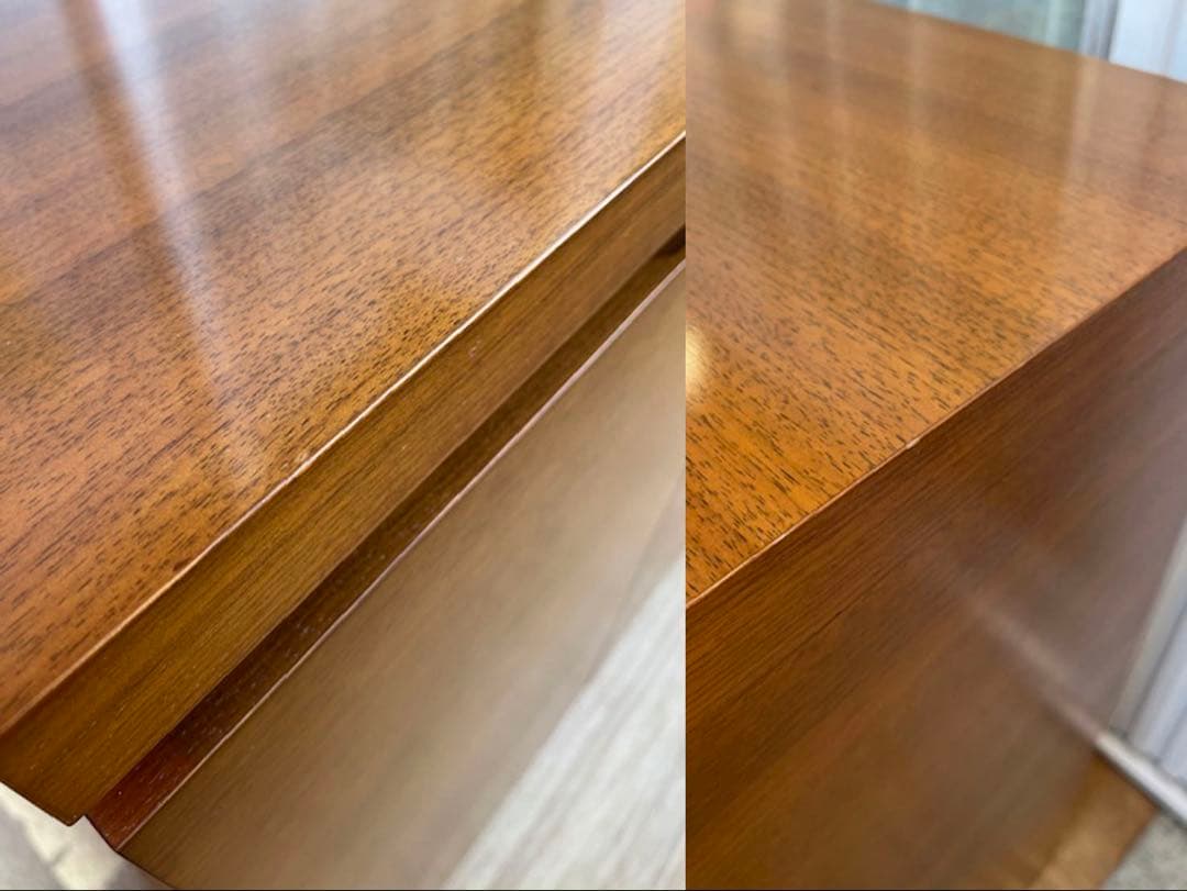 モダンスタイル　木製キャビネット　ミッドセンチュリー　サイドボード　チーク材