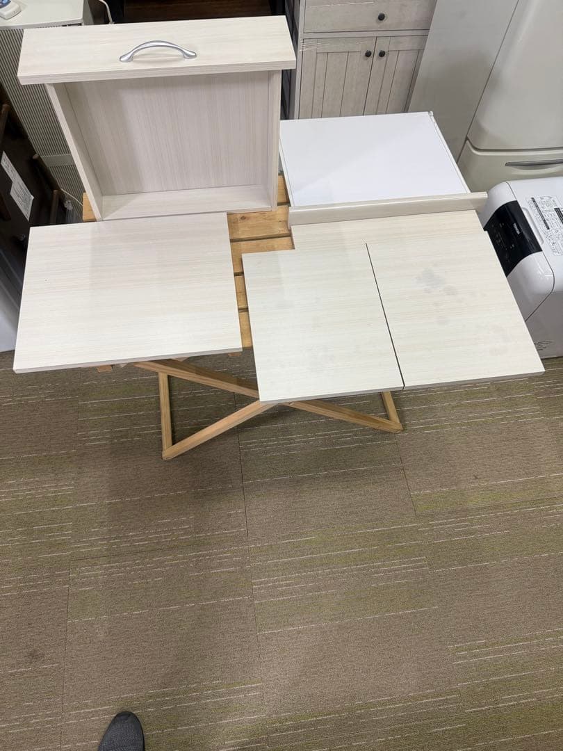 【洗浄消毒作業済】【美品】ニトリ　レンジ台　ブリエ　NRE 10575 食器棚