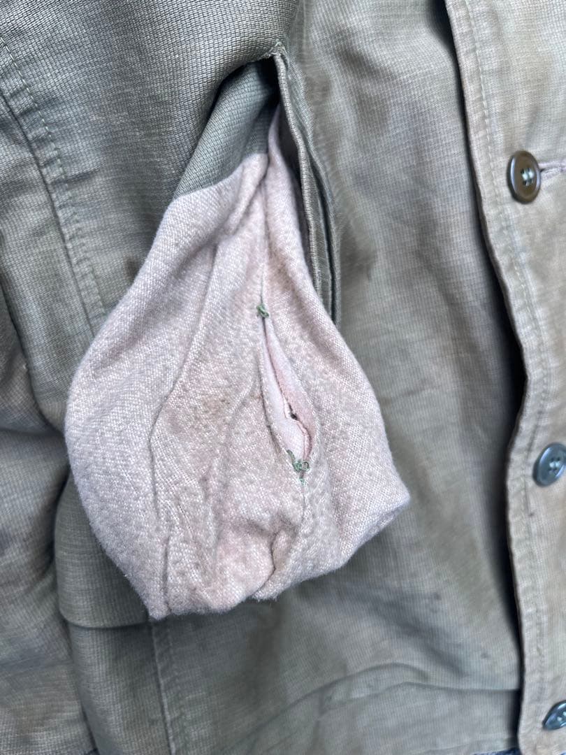 ゆ*ん様 40s USN N-1 デッキジャケット　ブルゾン　ミドル丈　ステンシ