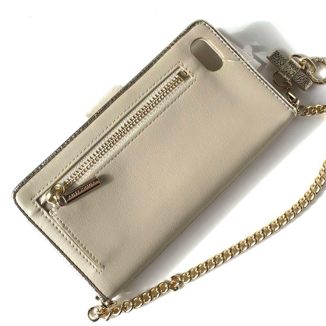 新品★ アンテプリマ スプマンテ iPhoneSE ベージュ iphoneケース