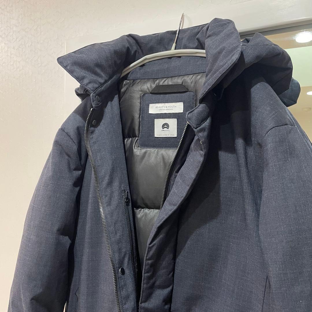 【美品】BEAUTY&YOUTH 小松マテーレTW ダウンコートM