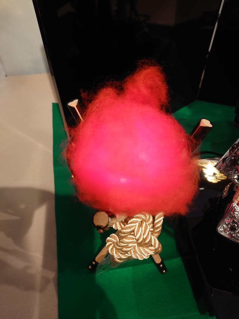 ●五月人形セット●　出世鎧着武者　子供大将　かがり火付き（電気付き）