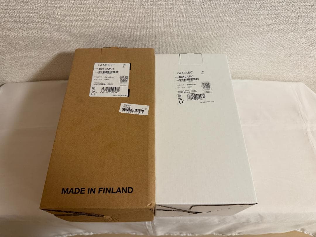 GENELEC 8010AP アクティブスピーカー グレー 2本ペア