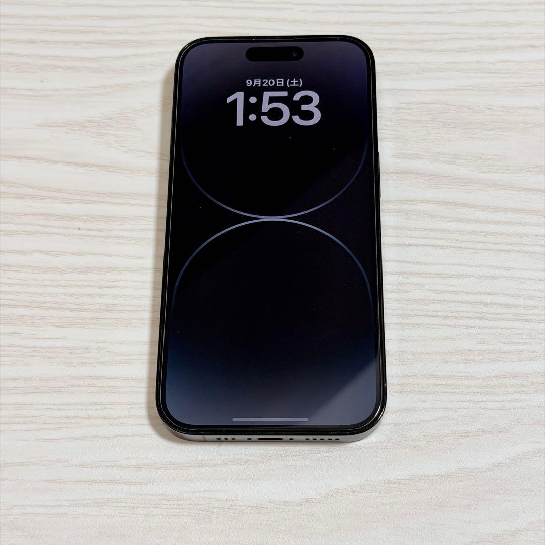 【美品】iPhone 14 Pro 256GB スペースブラック