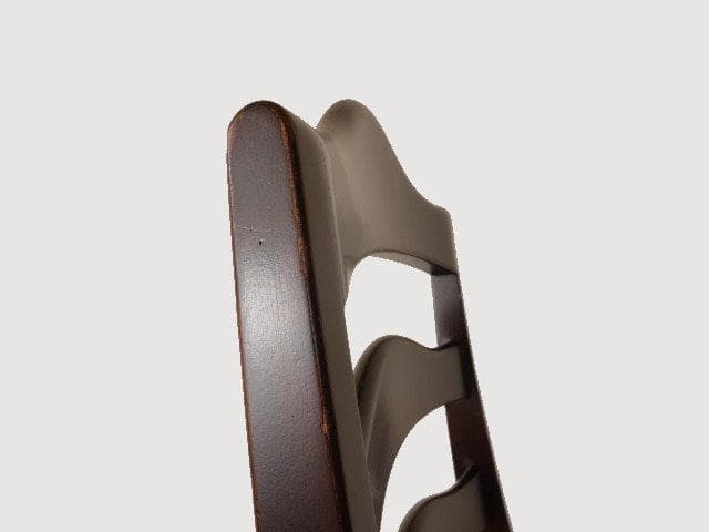 北海道民芸家具　HM645　ラダーバックチェア　再塗装済　USED