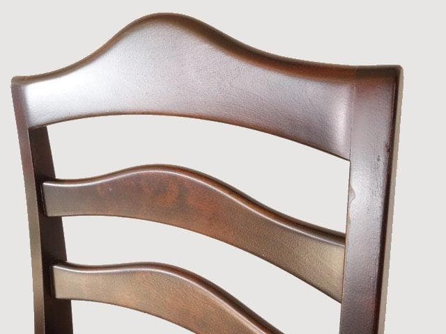 北海道民芸家具　HM645　ラダーバックチェア　再塗装済　USED