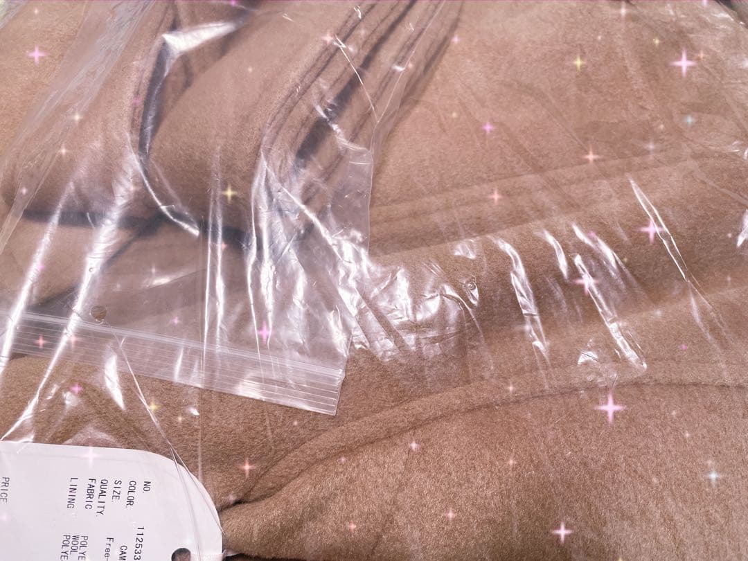 完全未開封ダーリッチ大人気ドロップショルダージャケットコートキャメルフリーL