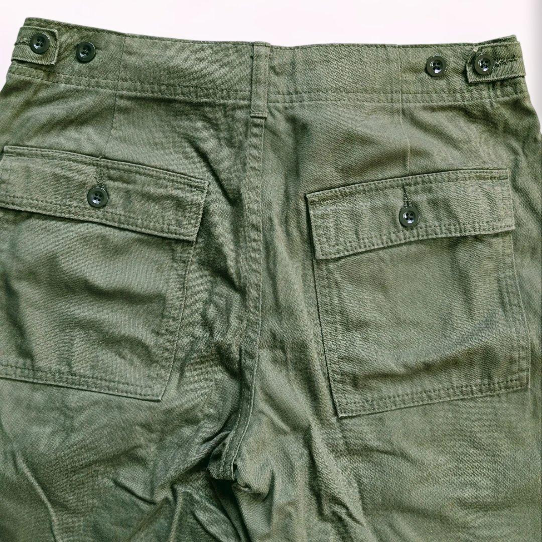 美品✩Spick&Span ルーズベイカーパンツ　カーキ サイズ38