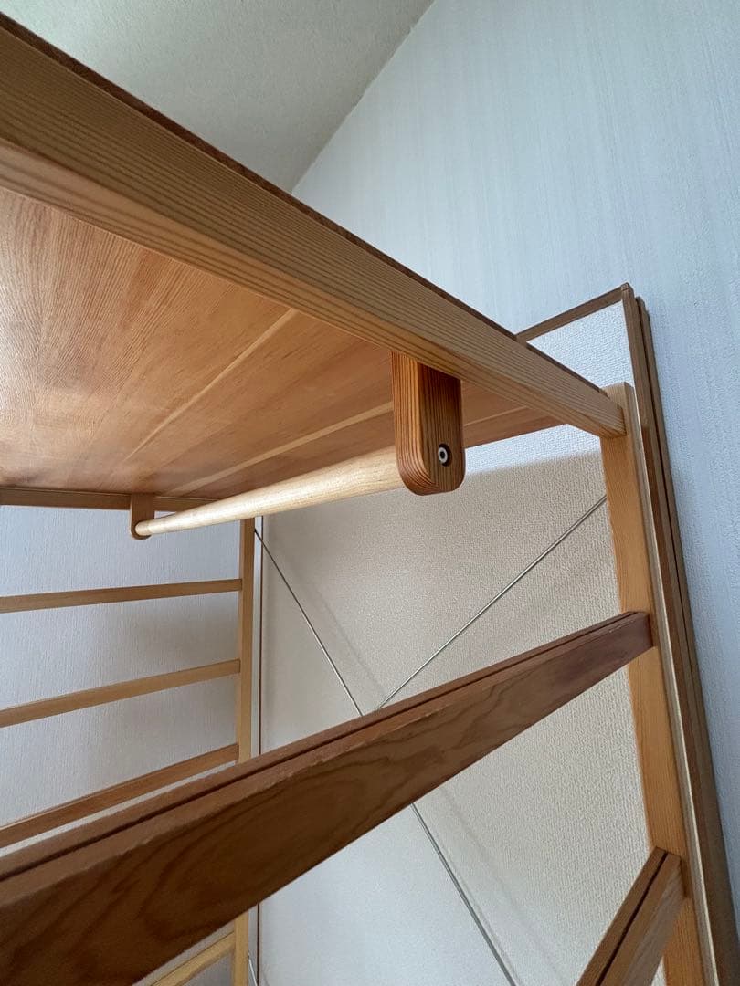 【てさん】無印良品　パイン材ユニットシェルフ　ワードローブ