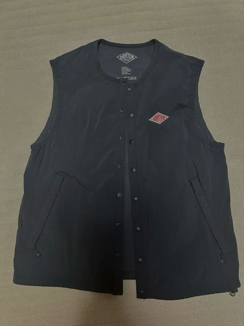 ここあ　ダントン　DANTON 中綿ベスト　34 黒　インナー