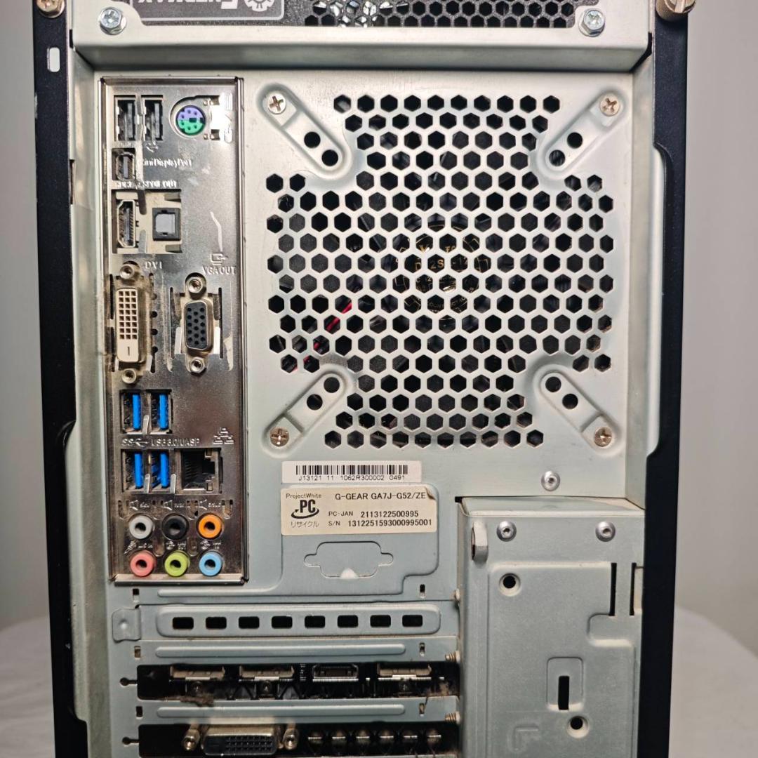 ゲーミングPC/i7/500GB/GTX1060/Office/G-GEAR