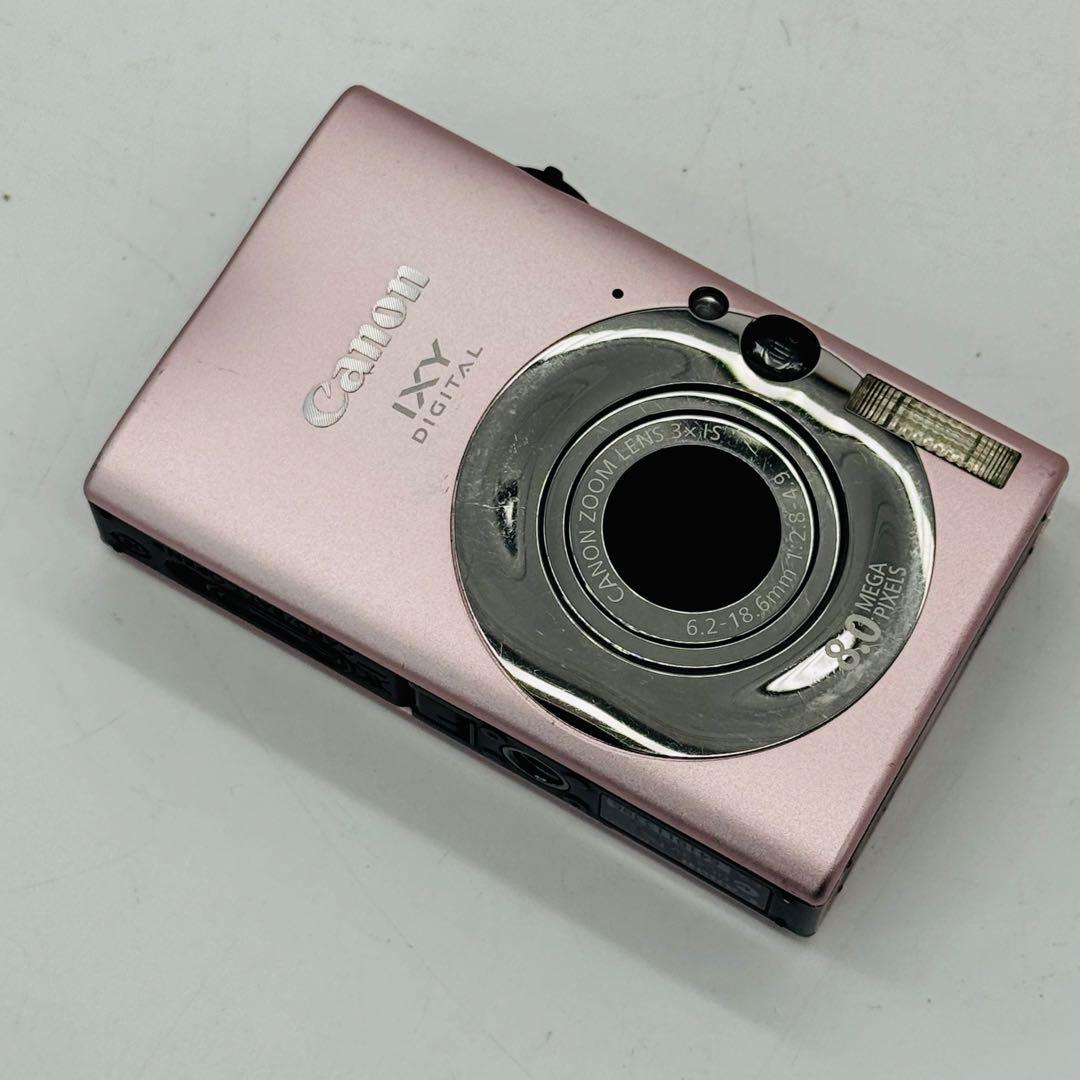 【動作確認済】Canon IXY DIGITAL 20 IS ピンク コンデジ