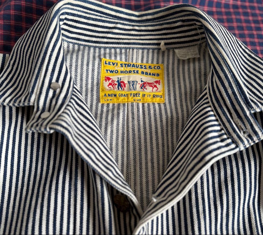 LEVI'S ストライプ トラッカージャケット